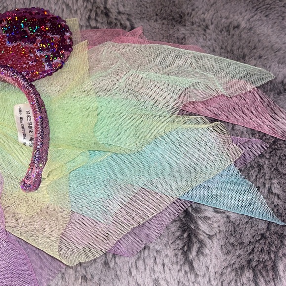 Disney Minnie Mouse Unicorn Princess Ears Mickey PINK Revisable Headband - Picture 4 of 7